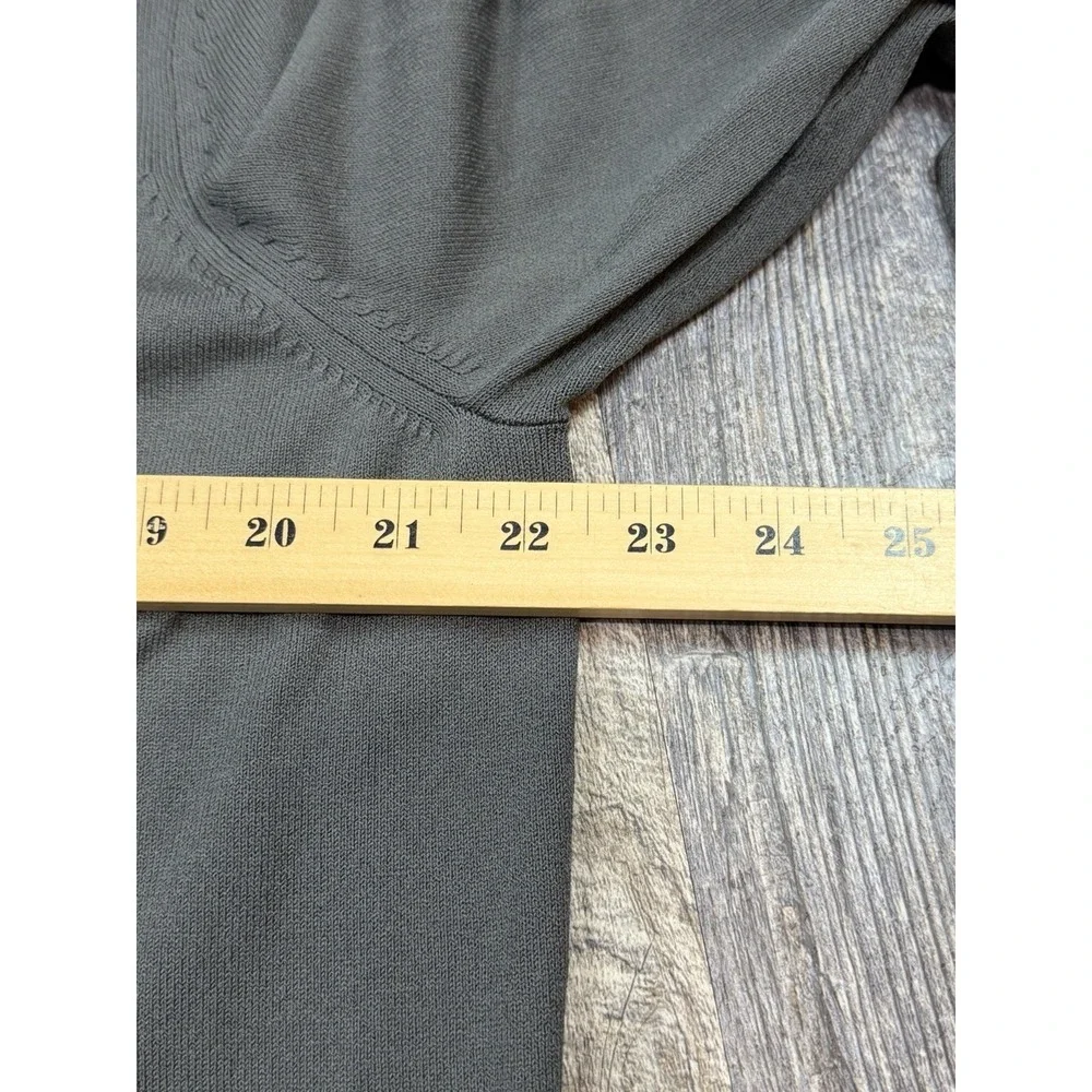 BOSS Hugo Boss Mens XL Dark Gray Crewneck Sweater Lightweight Pullover Polyamide